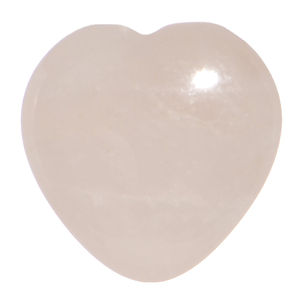 BodyCandy 00G Natural Rose Flower Quartz Sweet Heart Stone Saddle Plug — detail close-up