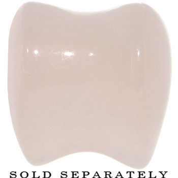 BodyCandy 1/2 Natural Rose Quartz Sweet Heart Stone Saddle Plug — lifestyle context