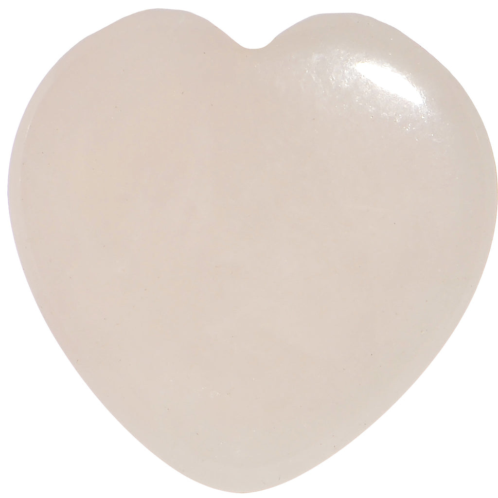 BodyCandy 9/16  Natural Rose Quartz Sweet Heart Stone Saddle Plug Set — lifestyle context