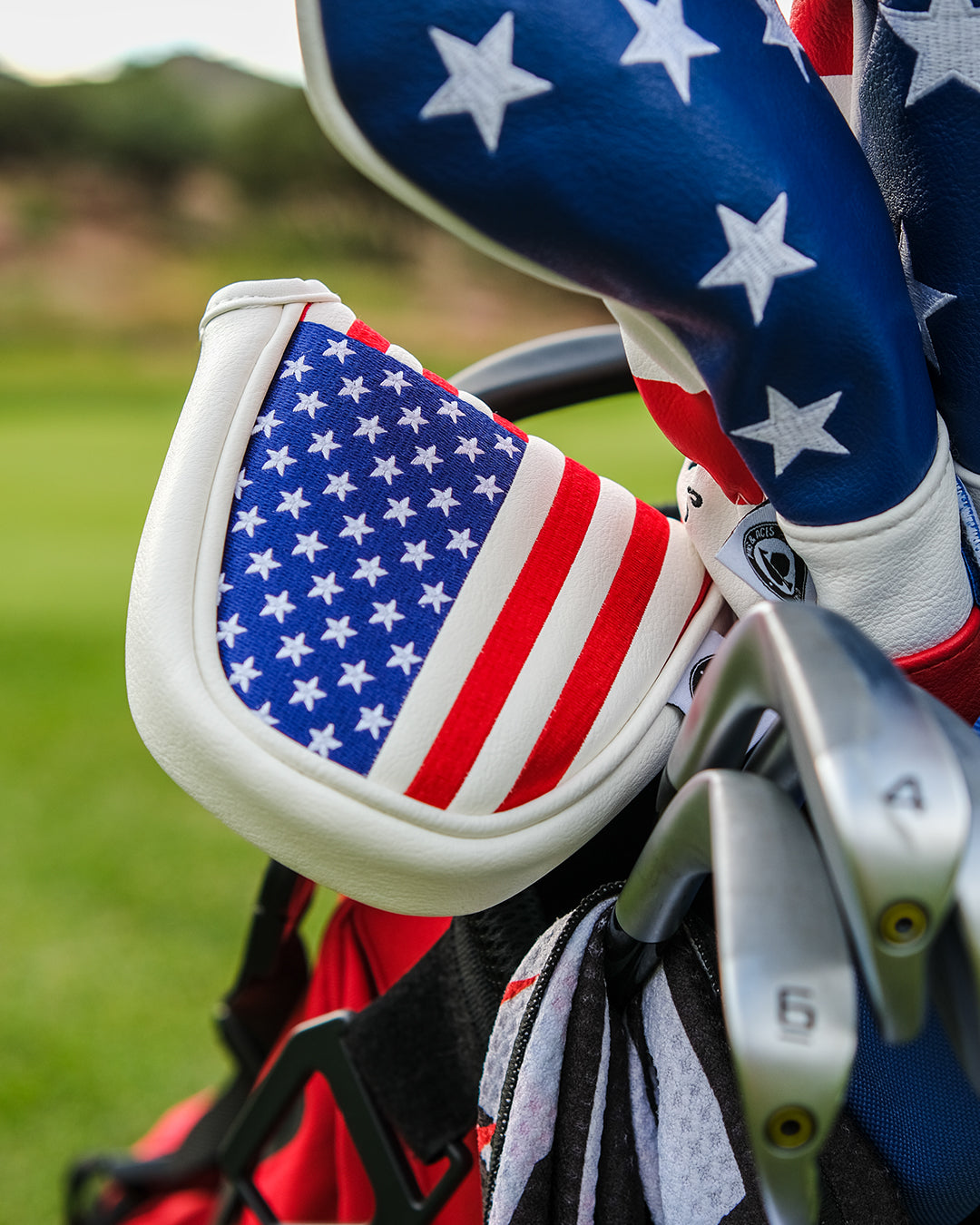 USA Tribute - Mallet Putter Cover – Pins and Aces, view 3