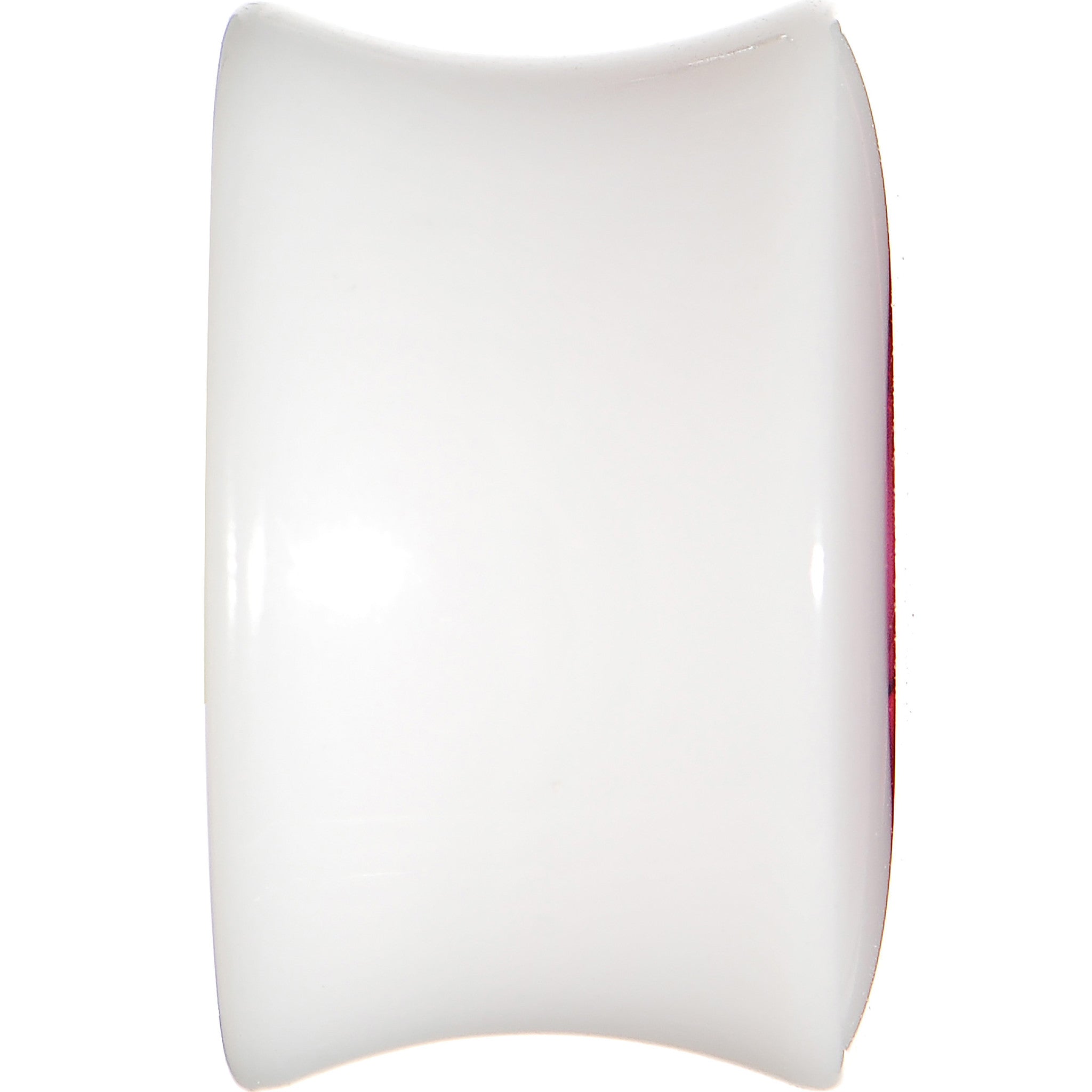 BodyCandy 5/8 White Acrylic Pink Metallic Rose Flower Plug — lifestyle context