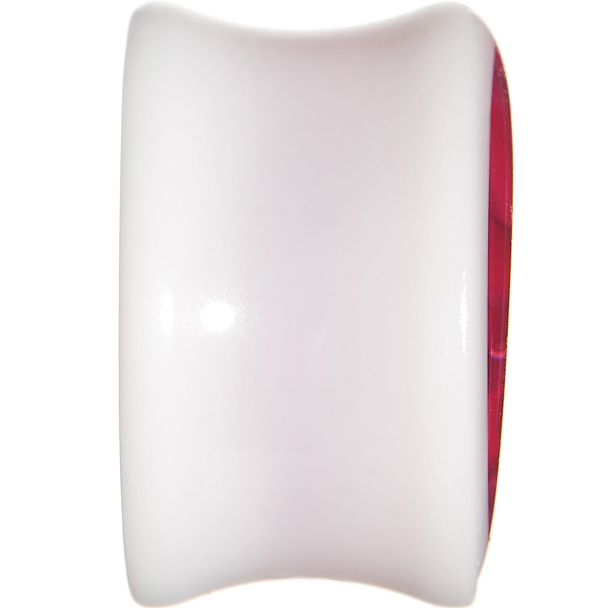 BodyCandy 18mm White Acrylic Pink Metallic Rose Flower Plug — lifestyle context