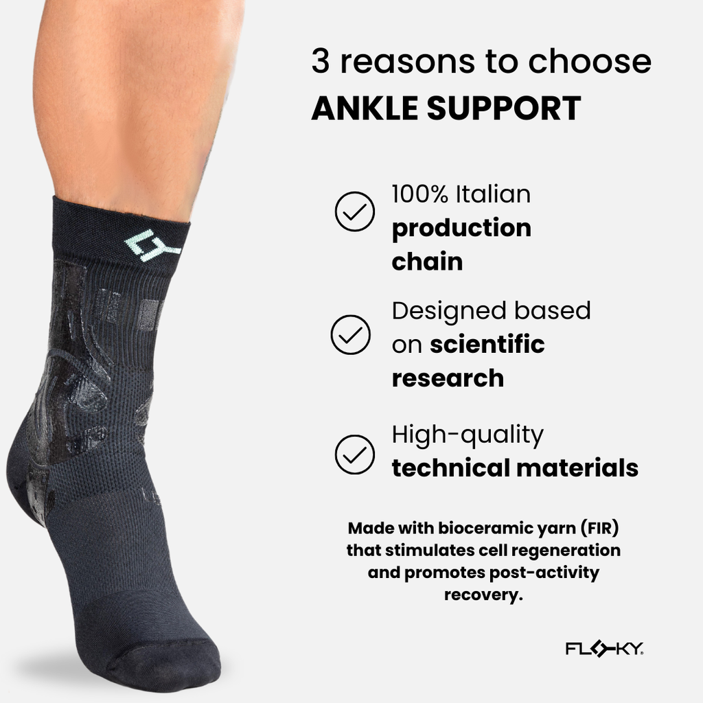 Floky US ANKLE Support Anklet — lifestyle worn / used context