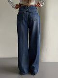 Wide Leg Vintage Wash Jeans