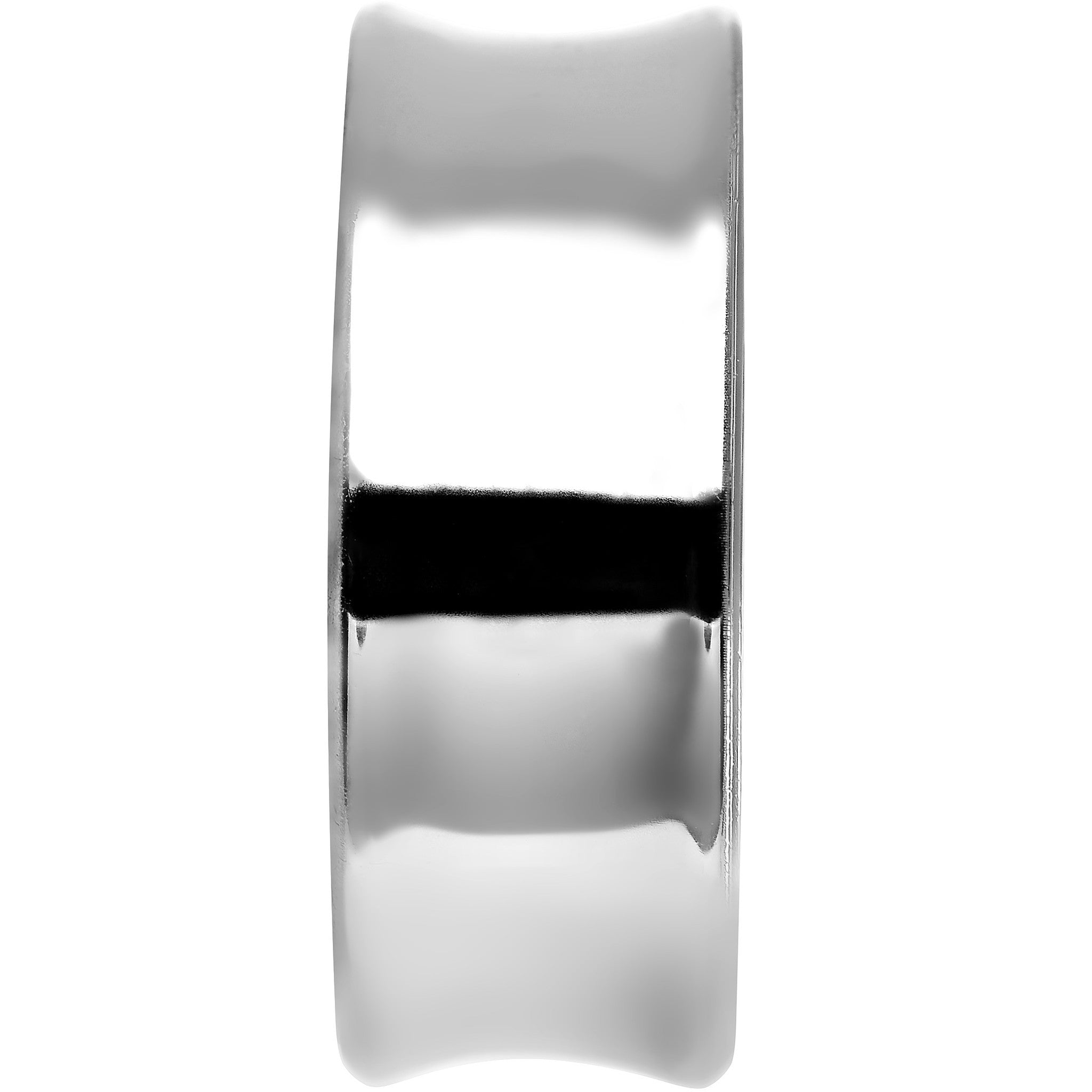 BodyCandy 26mm Clear Acrylic Screen Print Saddle Plug — lifestyle context
