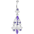 BodyCandy Luxurious Tantalize CZ Chandelier Belly Ring — main product shot