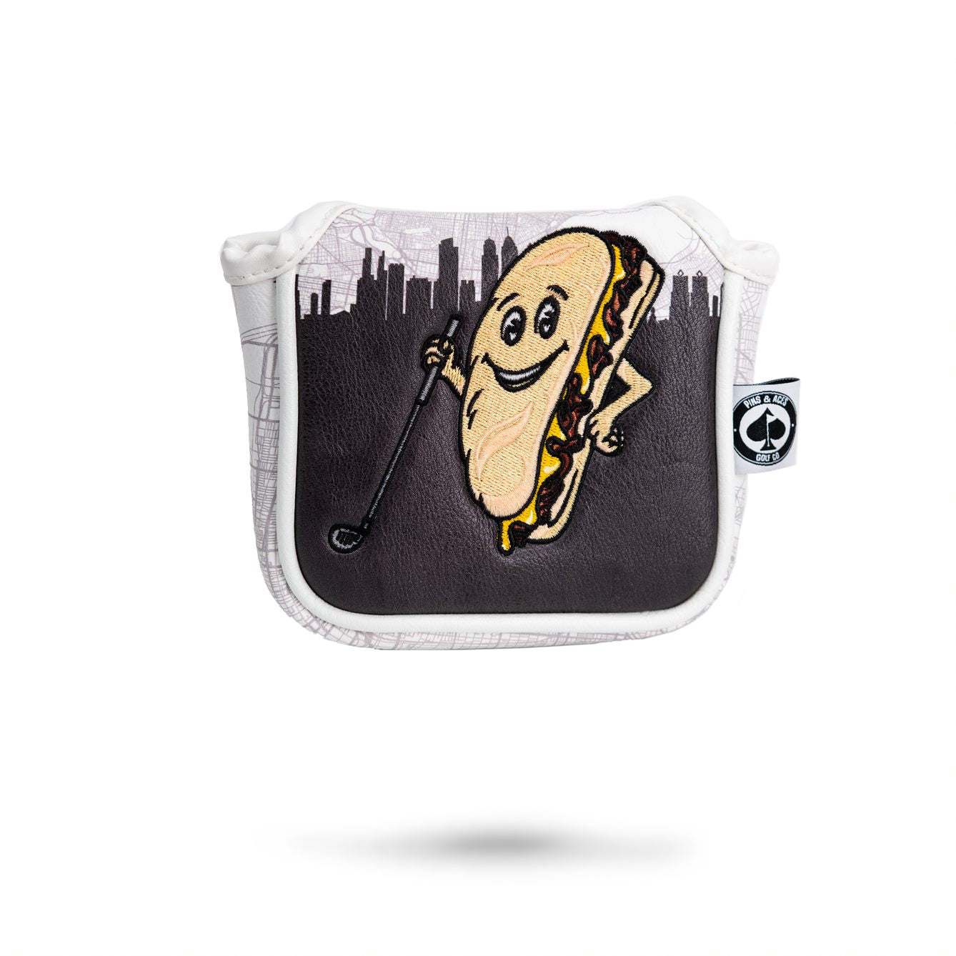 Whiz Wit Mallet Cover – Pins and Aces, view 2