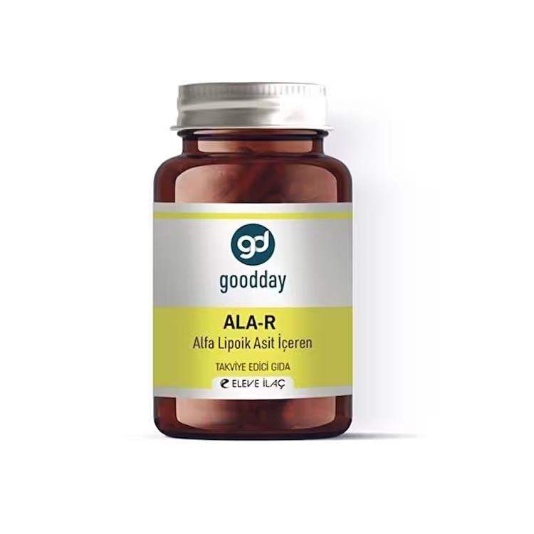 Goodday R-Alpha Lipoic Acid Supplement - 250mg ALA Capsules for Antioxidant Support