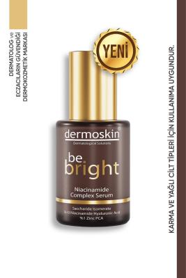 Dermoskin Be Bright Niacinamide Complex Serum for Oily & Combination Skin - Hydrating, Pore Minimizing, 30ml