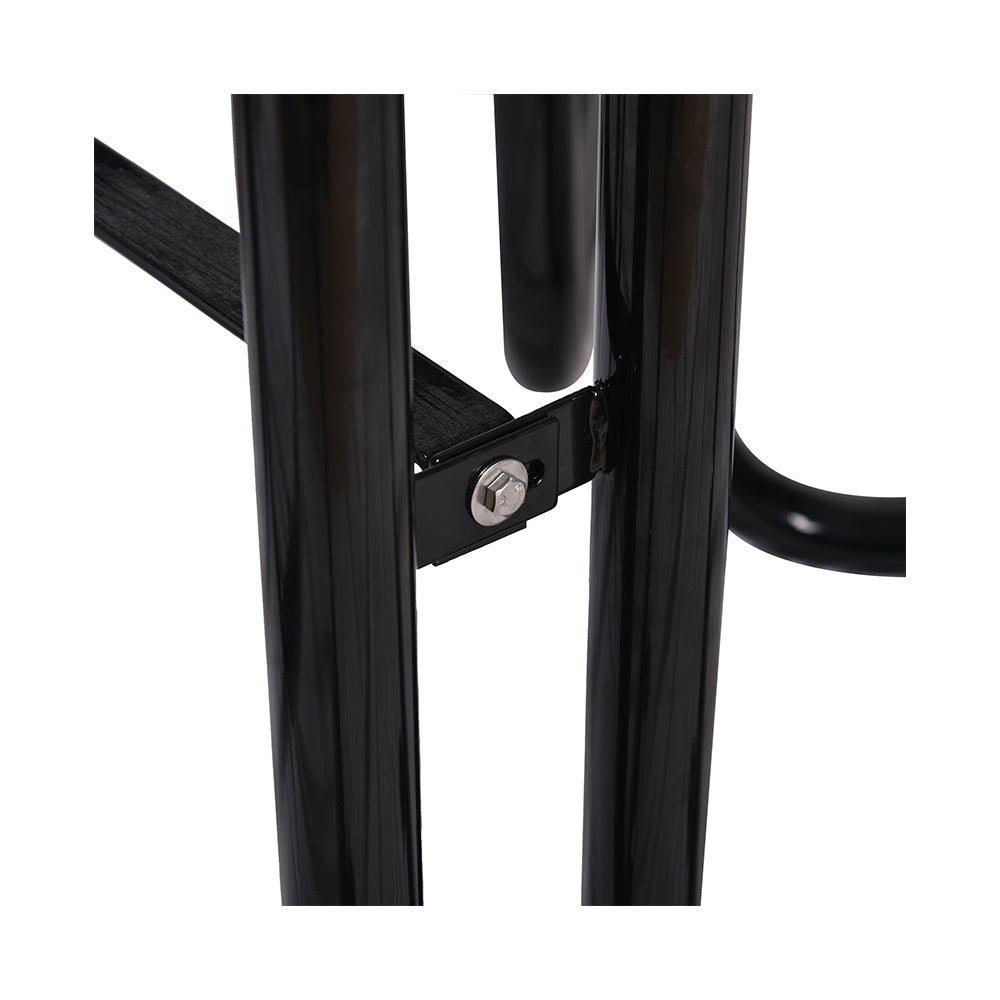 Large 46-Inch Heavy-Duty Round Outdoor Steel Picnic Table With Umbrella Hole (SAK96428) – SAKSBY WHOLESALE, view 8