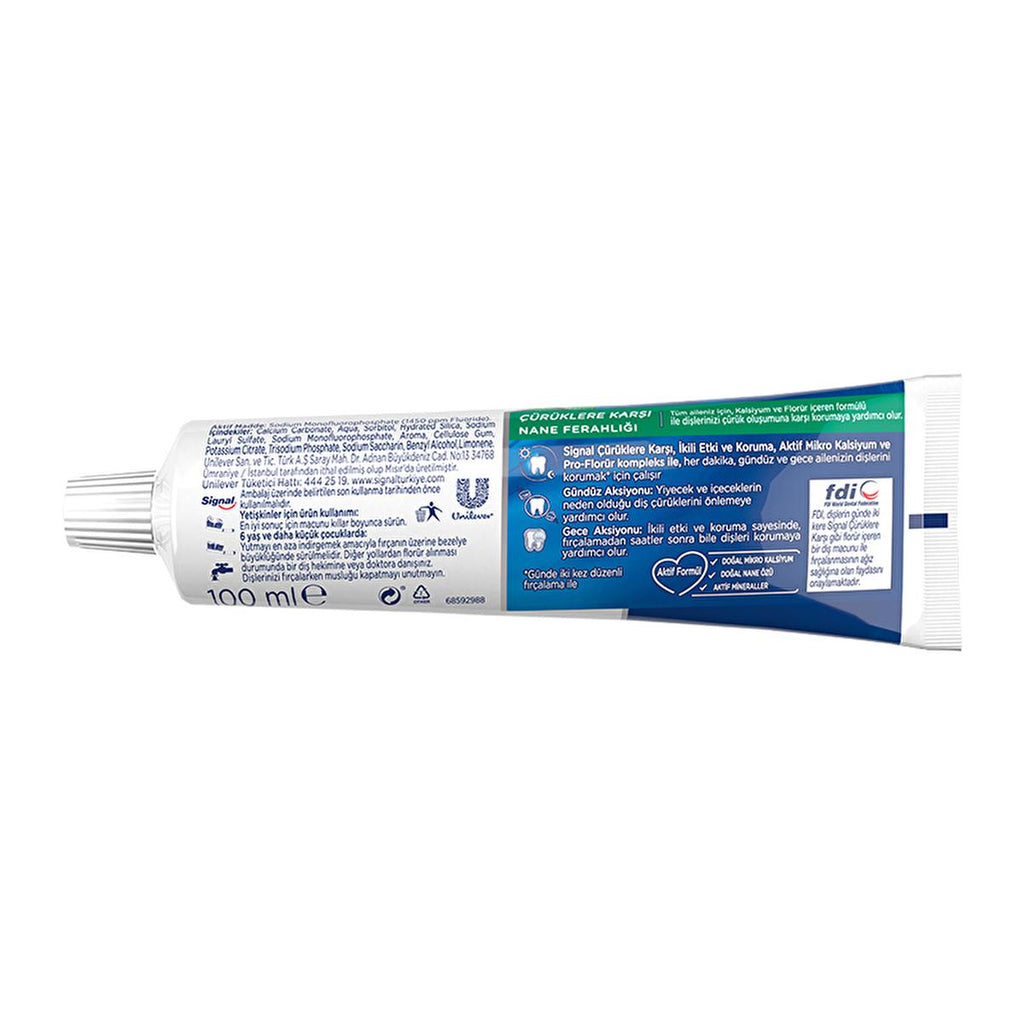 Signal Anti-Cavity Toothpaste with Pro-Fluoride Complex & Long-Lasting Freshness - 3.38 fl oz