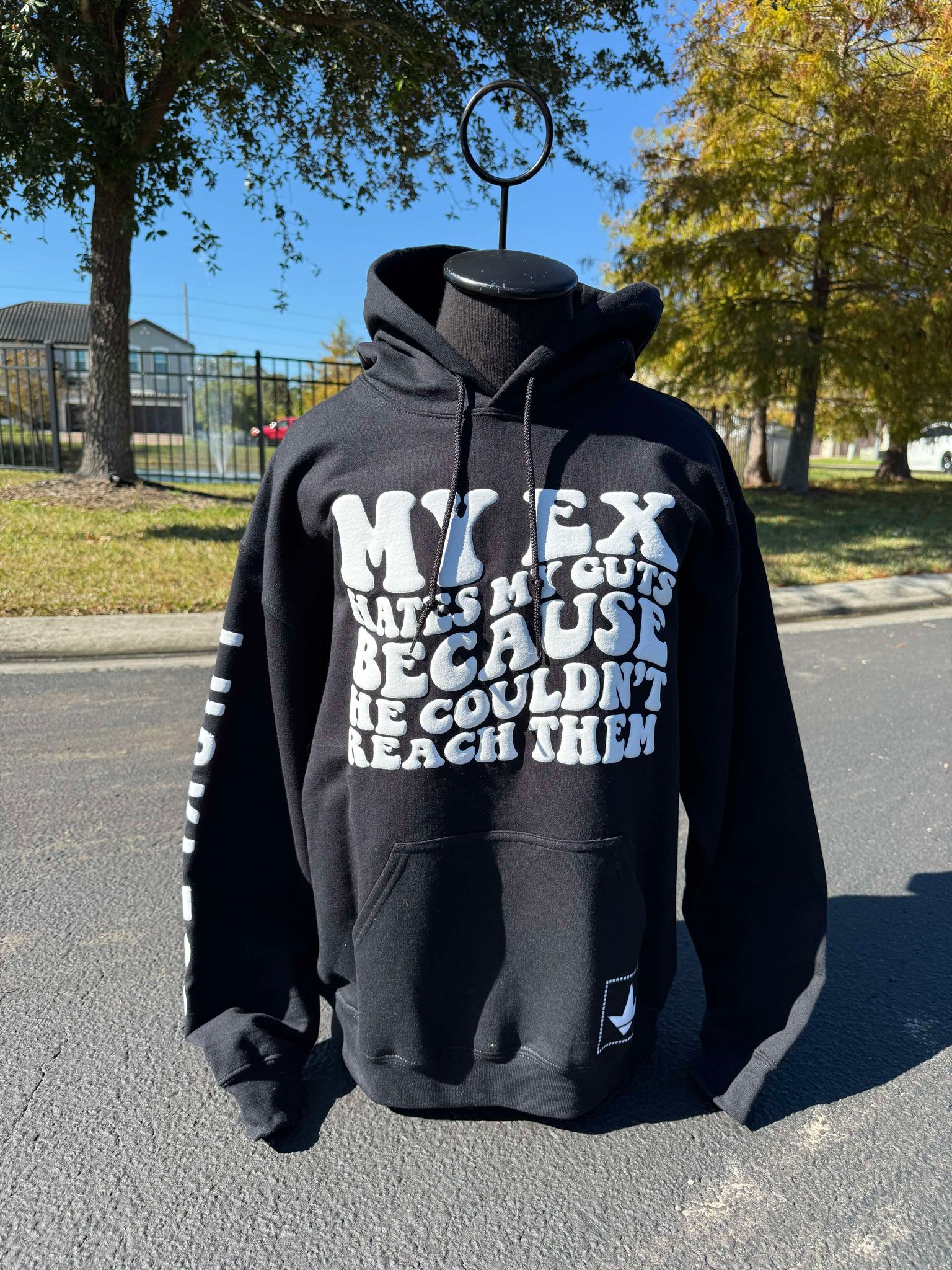 Luckless Outfitters My Ex Hates My Guts Hoodie — lifestyle context