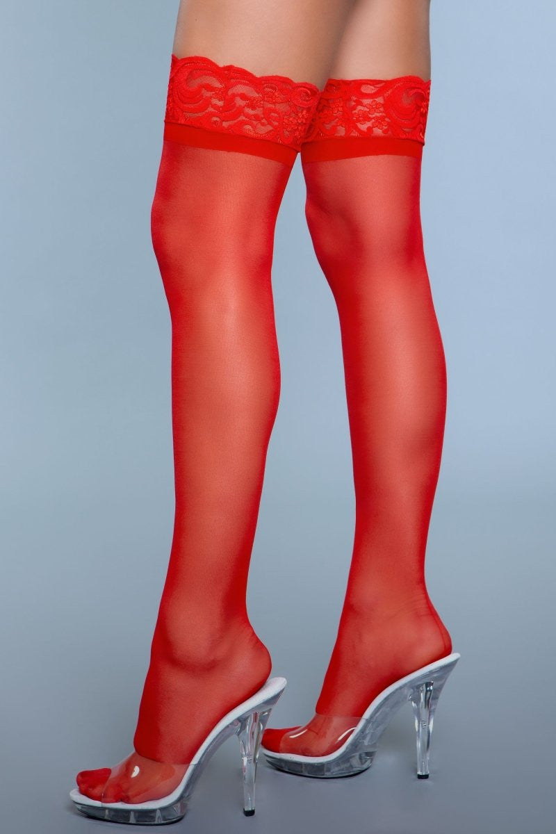 Love Spark Cove | Intimate Apparel, Pleasure Shop & Free Shipping 1912 Keep A Secret Thigh Highs — alternative angle