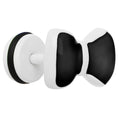 BodyCandy Black on White Enamel Bow Tie Cheater Plug — main product shot