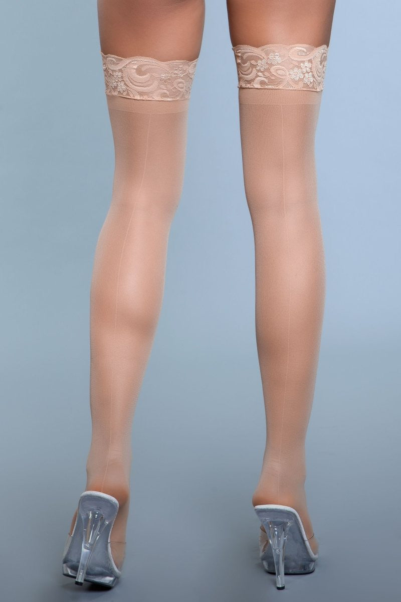 Love Spark Cove | Intimate Apparel, Pleasure Shop & Free Shipping 1912 Keep A Secret Thigh Highs — color detail