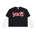 YAOI x GLOOMY Sneaky Bear Layered Tee