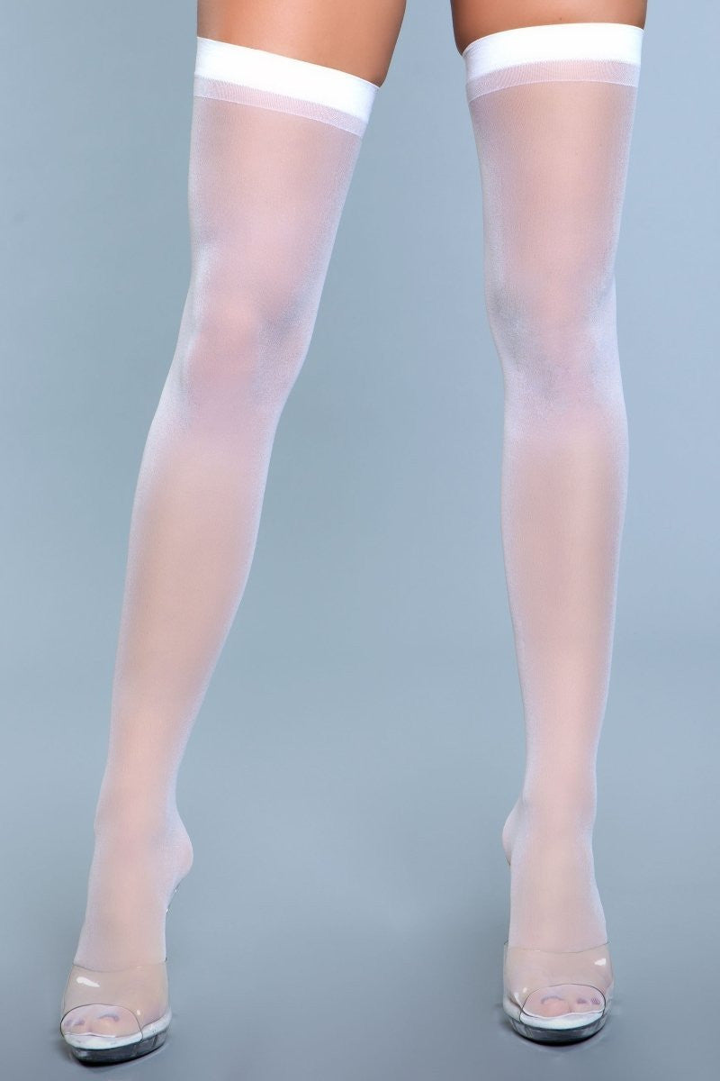 Love Spark Cove | Intimate Apparel, Pleasure Shop & Free Shipping 1918 Best Behavior Thigh Highs — side view