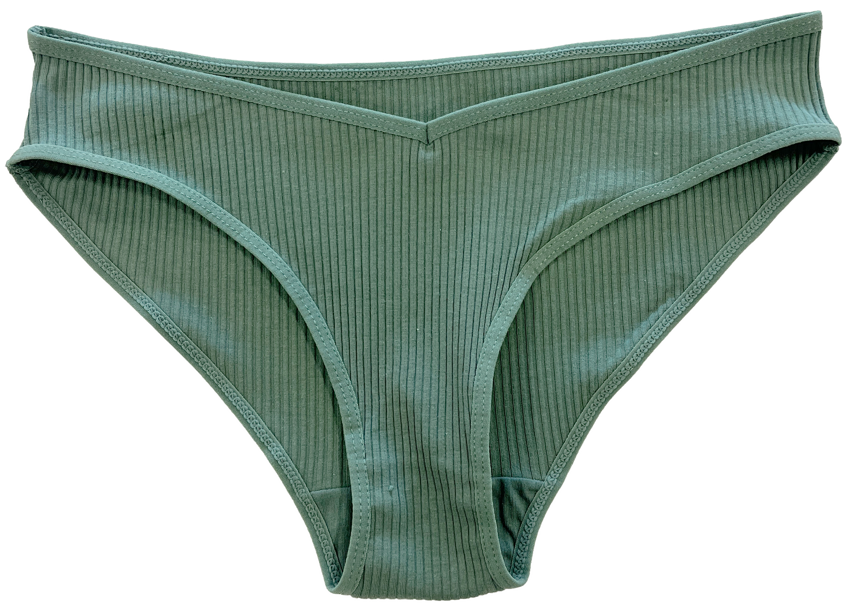 Love Libby Panties Cotton Rib Bikini — flat-lay composition