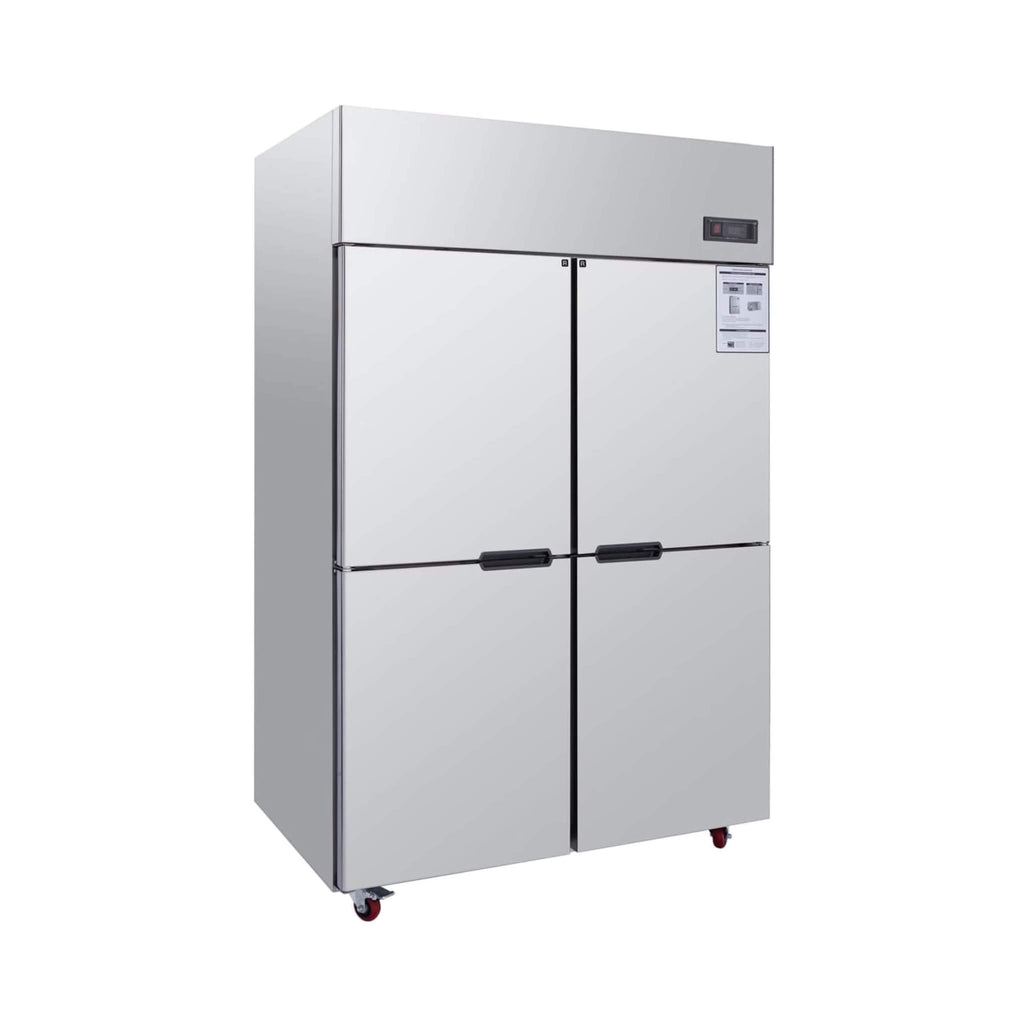 48-Inch Commercial 33 Cu.Ft Stainless Steel Reach-In Refrigerator With Four Split Doors (SAK83046) – SAKSBY WHOLESALE, view 3