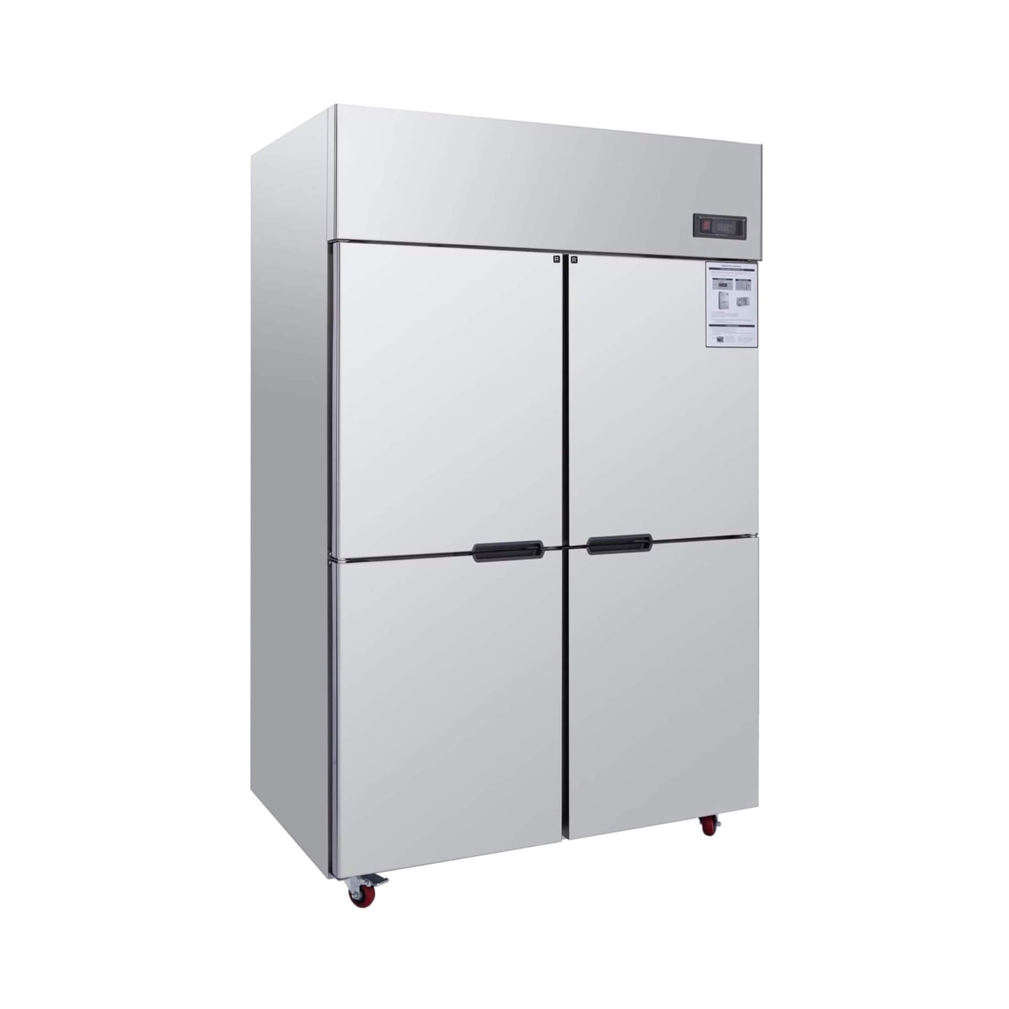 48-Inch Commercial 33 Cu.Ft Stainless Steel Reach-In Refrigerator With Four Split Doors (SAK83046) – SAKSBY WHOLESALE, view 3