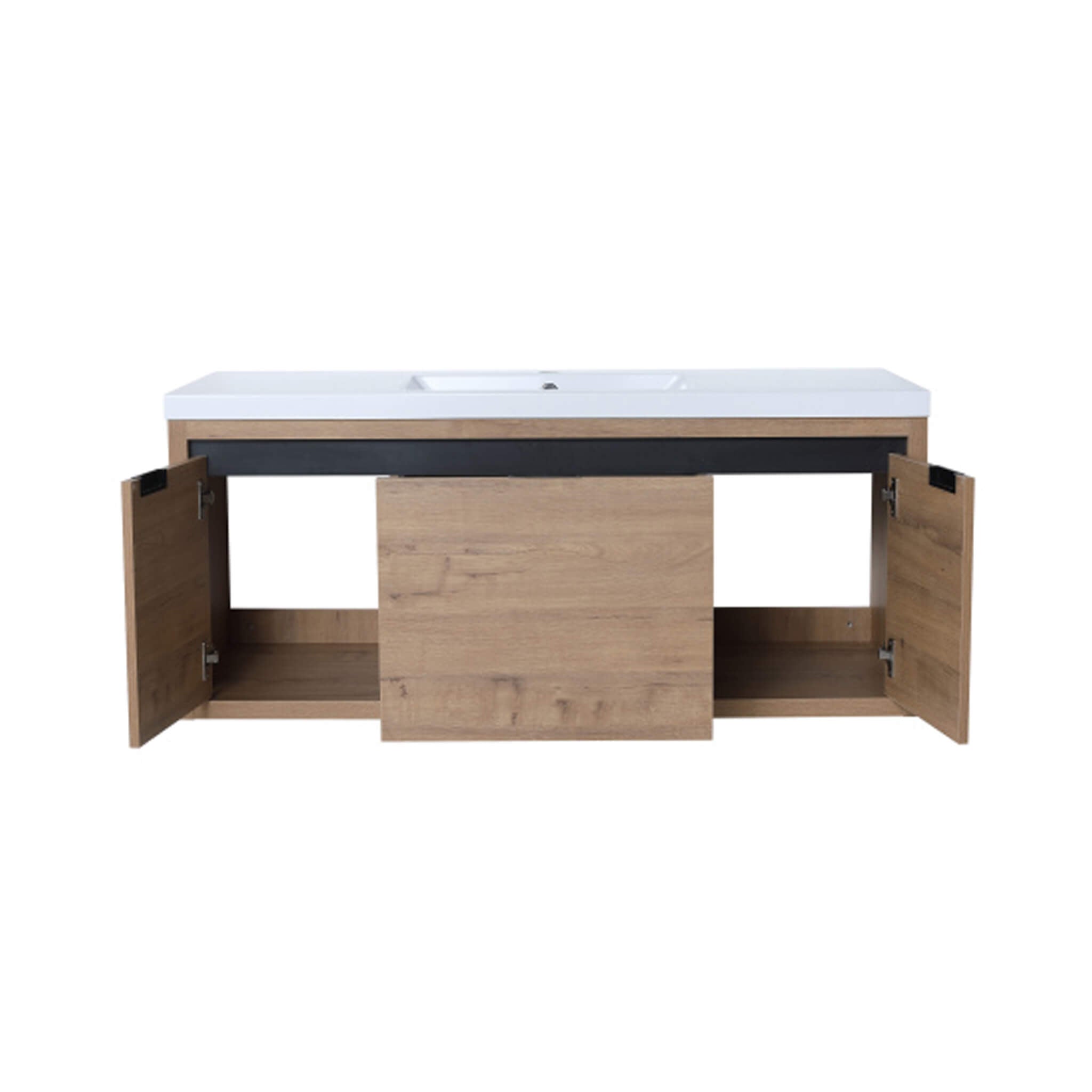 Nuvia Floating Bathroom Vanity With Resin Sink Soft Close Doors (SAK82560) – SAKSBY WHOLESALE, view 11
