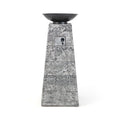 48-Inch Large Outdoor Propane Fire Bowl Column With Cover & Lava Rocks (SAK70938) – SAKSBY WHOLESALE