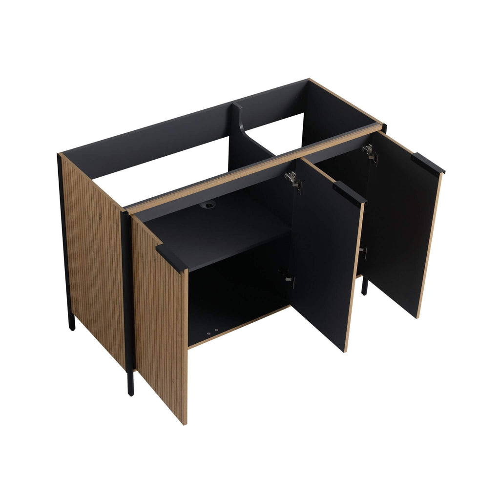 Nuvia 48-Inch Modern Light Coffee Freestanding Vanity With Resin Sink (SAK97502) – SAKSBY WHOLESALE, view 21