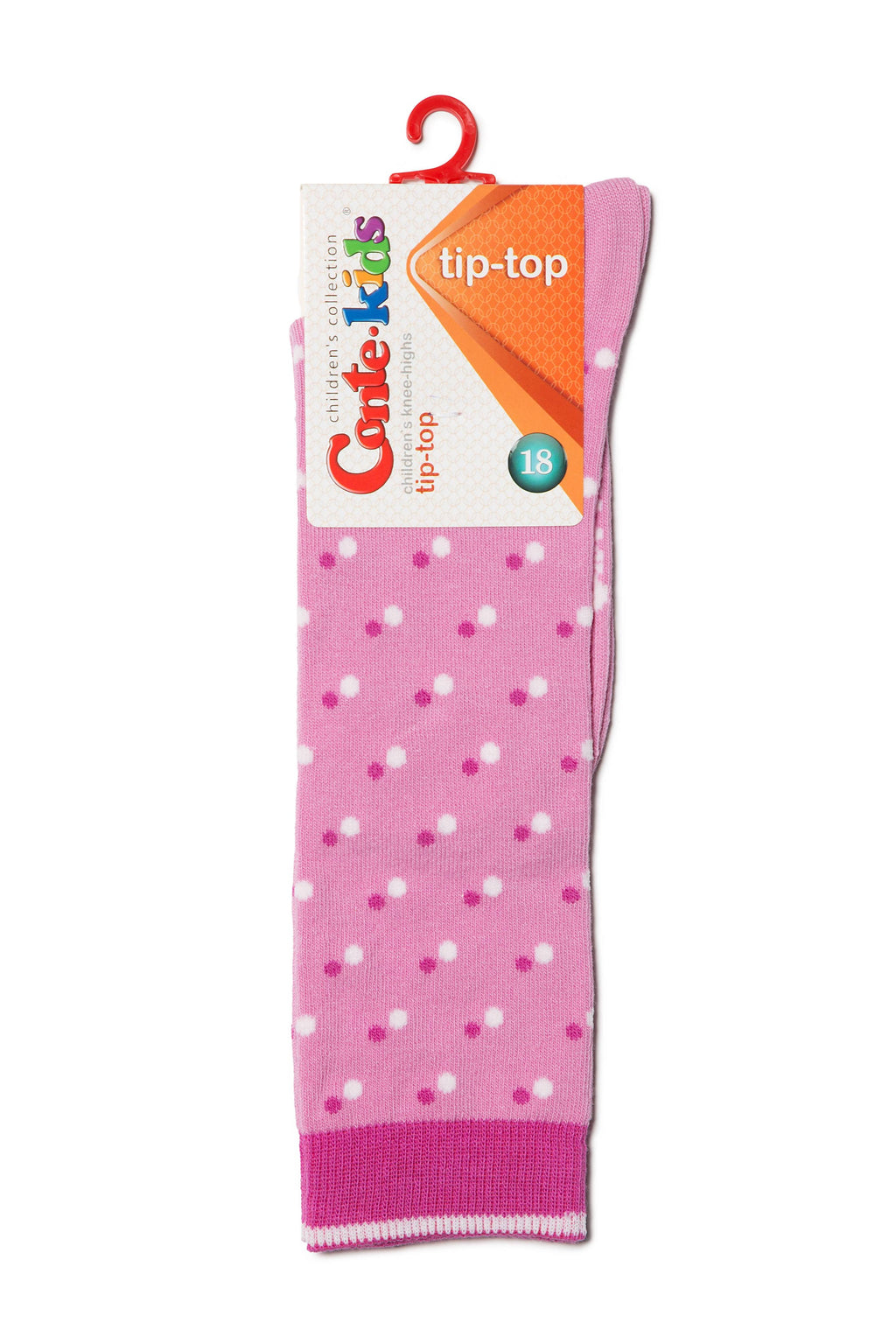 TheRanok.com Conte-Kids Classic Cotton Knee-High Socks - Tip-Top 037 — detail close-up