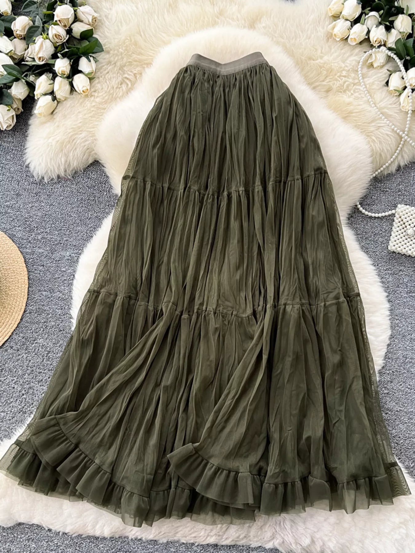 Tiered Tulle Skirt