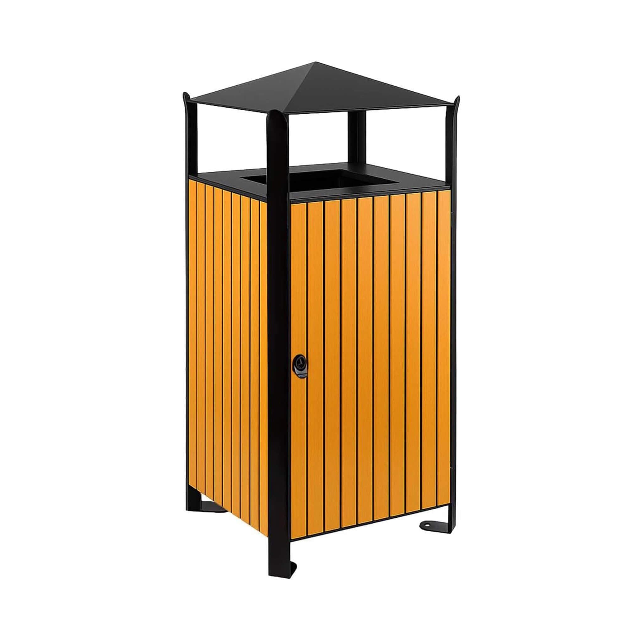 49-Gallon Heavy-Duty Commercial Outdoor Trash Can With Covered Top (SAK72136) – SAKSBY WHOLESALE