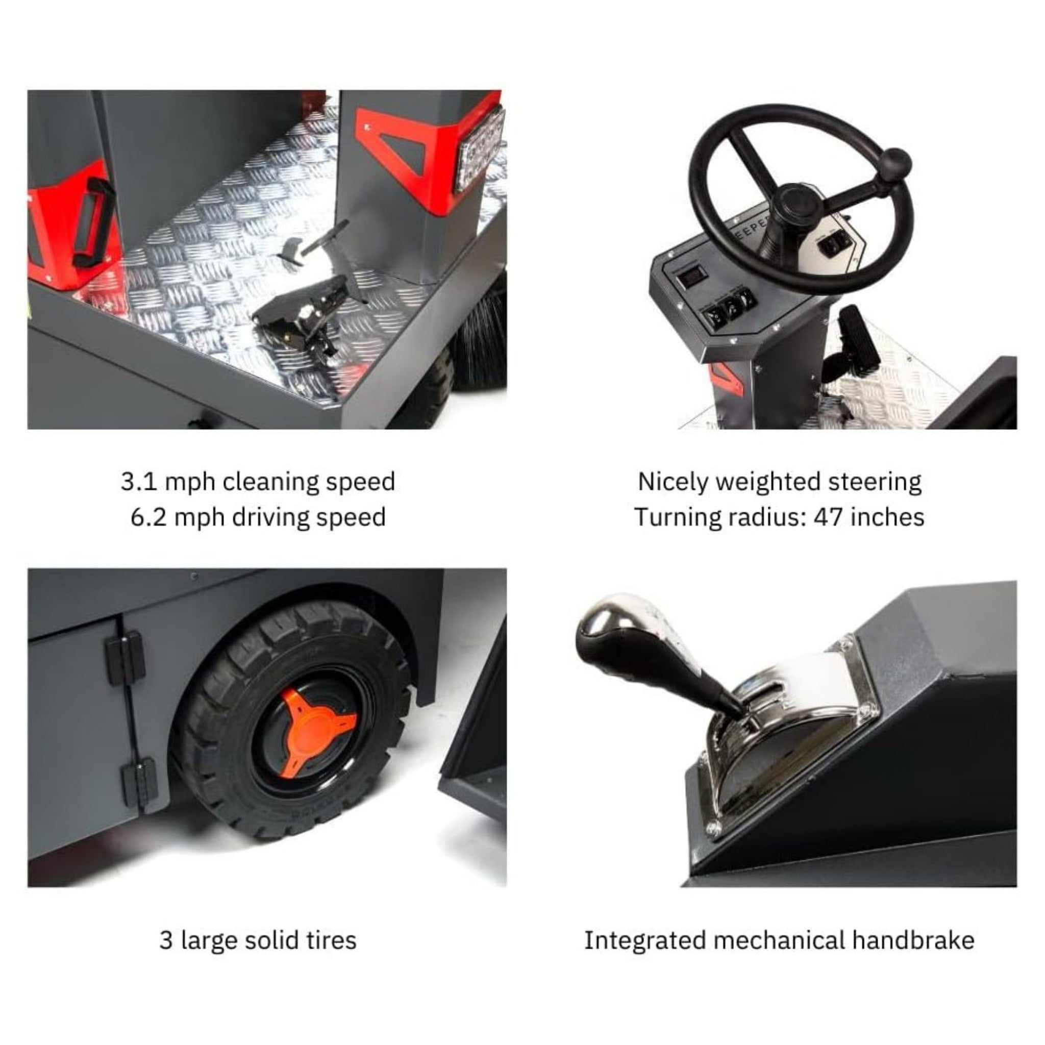 49-Inch Heavy-Duty 1400W Electric Industrial Ride-On Floor Sweeper With Dustbin & Water Tank (SAK18436) – SAKSBY WHOLESALE, v