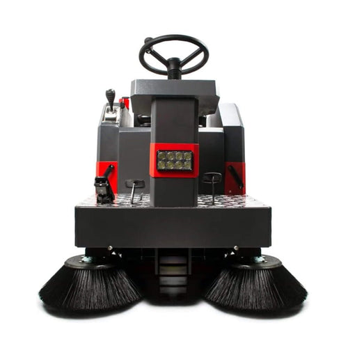 49-Inch Heavy-Duty 1400W Electric Industrial Ride-On Floor Sweeper With Dustbin & Water Tank (SAK18436) – SAKSBY WHOLESALE