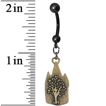 BodyCandy Always Time to Shop Dangle Belly Ring — lifestyle context