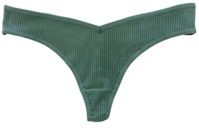 Cotton Rib Thong