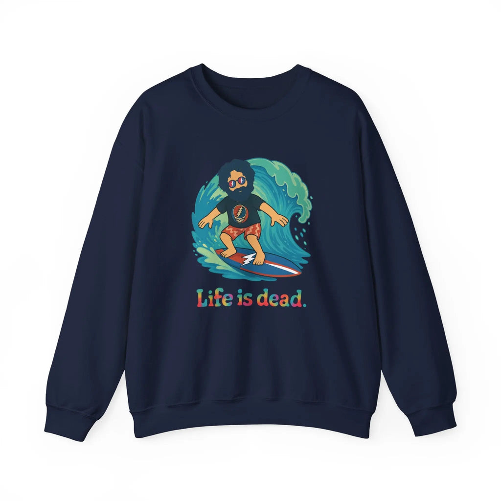 Surfing Jerry Life is Dead Crewneck