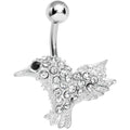 BodyCandy Crystalline Gem As the Crow Flies Bird Belly Ring — main product shot
