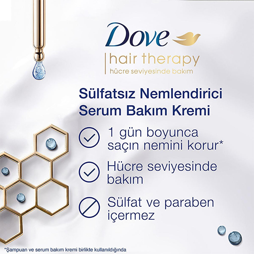 Dove Hair Therapy Hydration Spa Conditioner: Hyaluronic Acid Treatment for Deep Hydration, Dry & Damaged Hair Repair