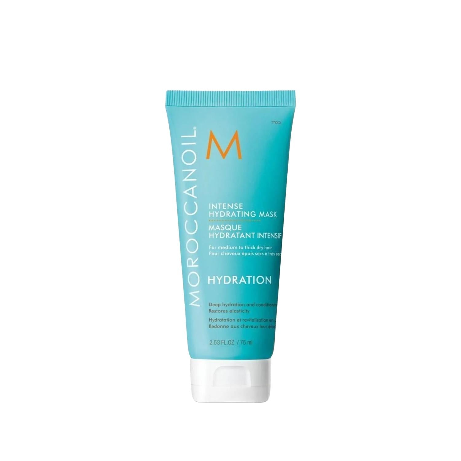 Moroccanoil Intense Hydrating Hair Mask (75ml) - Deep Conditioning Argan Oil Treatment for Dry & Damaged Hair