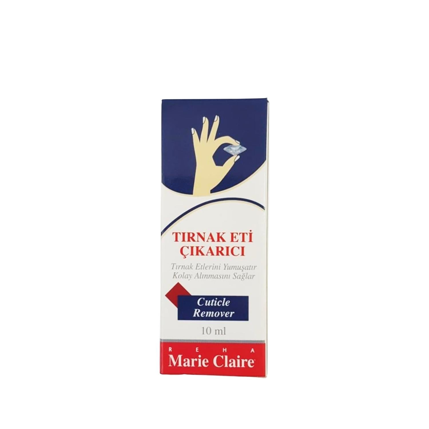 Marie Claire Nail Cuticle Remover - 10ml, Effective & Safe Nail Care Solution