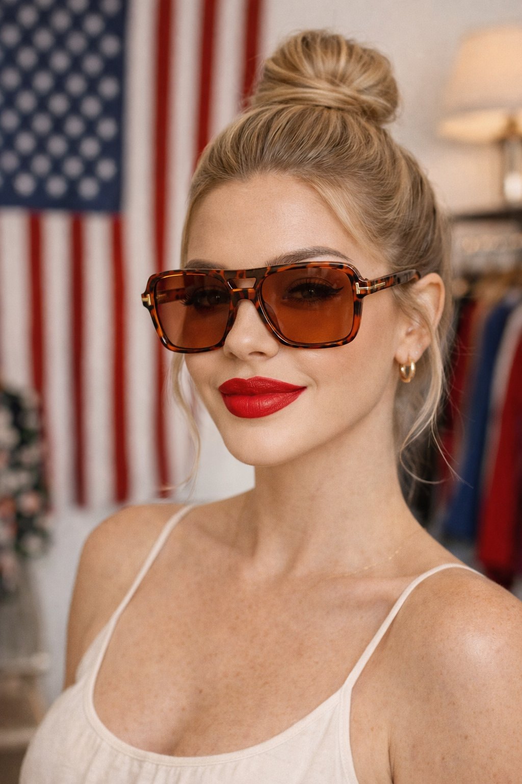Pretty Little Patriot Pretty Little Patriot Saturday’s sunglasses — construction detail