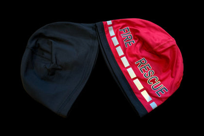 Reversible Beanie- Fire Rescue — VisiBlue tactical gear for law enforcement