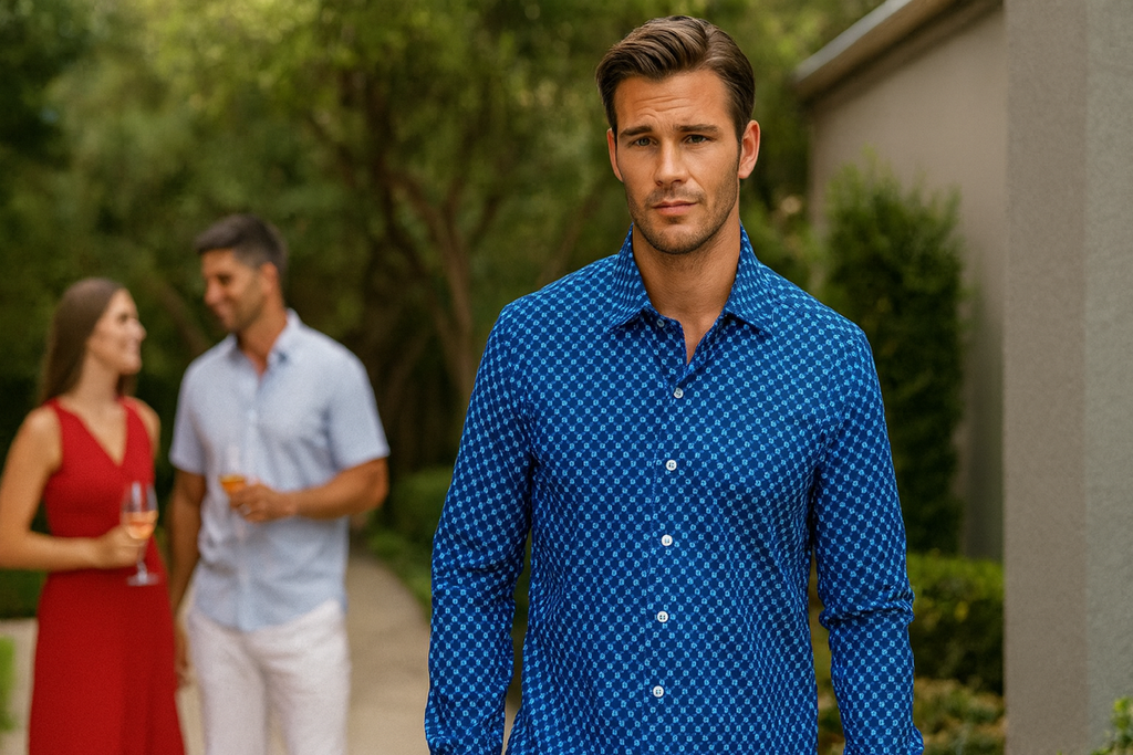 Buki Retro Blues Long Sleeve Tech Shirt — alternative angle