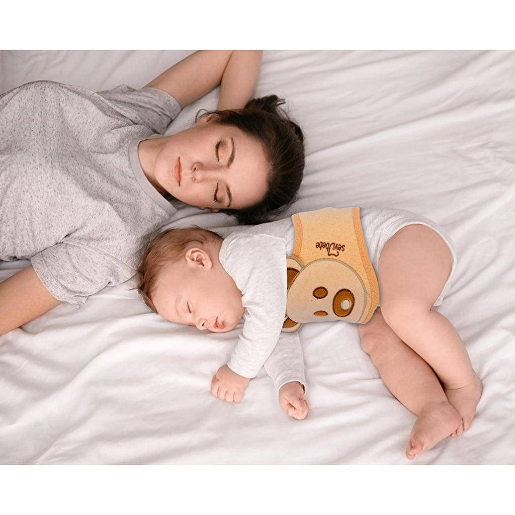 Sevi Bebe Natural Cherry Pit Baby Belly Relief Belt - Organic Gas Relief for Infants, Eco-Friendly Baby Comfort Solution
