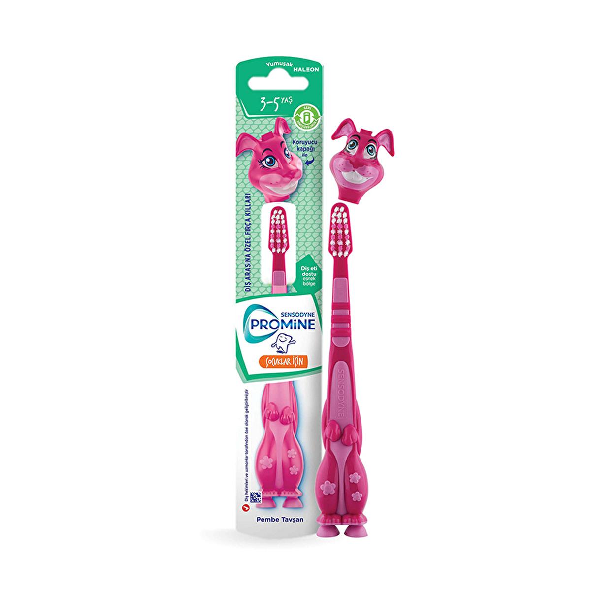 Sensodyne Children's Toothbrush for 3-5 Years Old - Soft Bristles, Rabbit Design