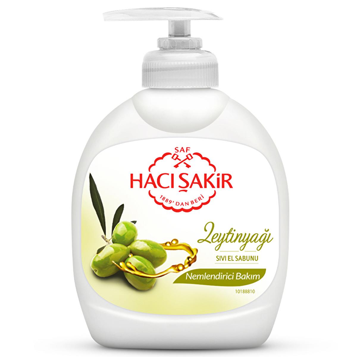 Hacı Şakir Olive Oil Liquid Hand Soap - Moisturizing, Natural, 10.14 fl oz