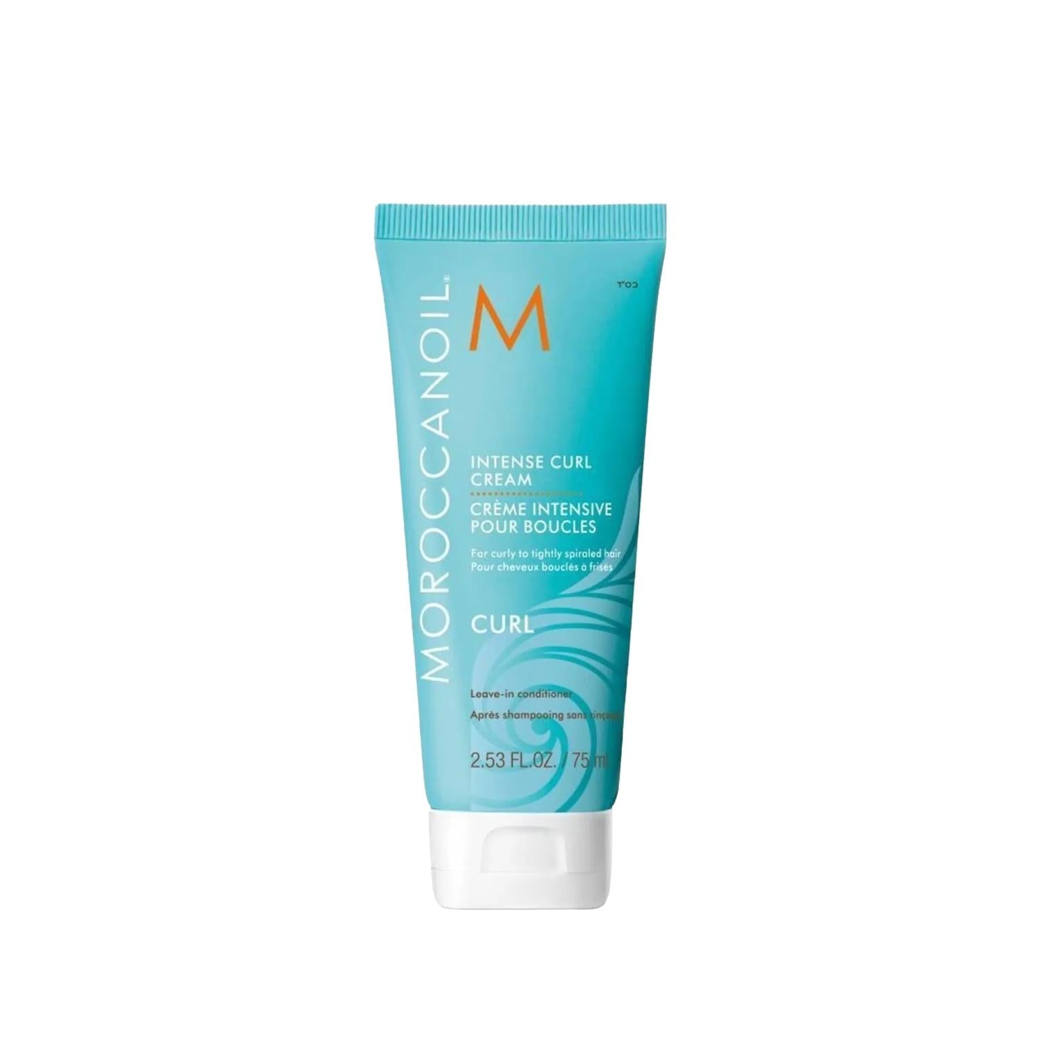Moroccanoil Intense Curl Cream: Define & Moisturize Curls, Leave-In Frizz Control - 2.54 fl oz