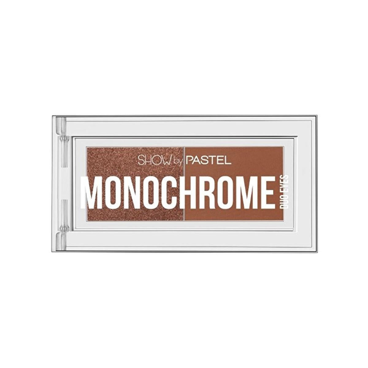 Show by Pastel Monochrome Duo Eyeshadow Palette - Cruelty-Free, Natural Tones, Portable Makeup