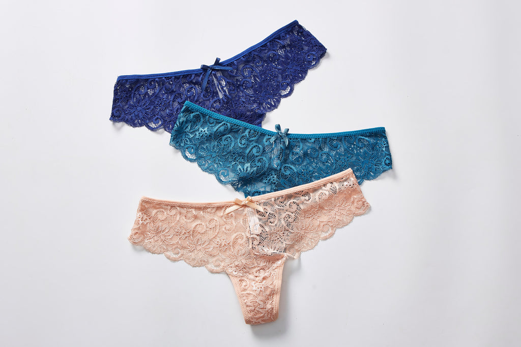 Forest Summer Lace Thong Panty (3 Pack) — main product shot