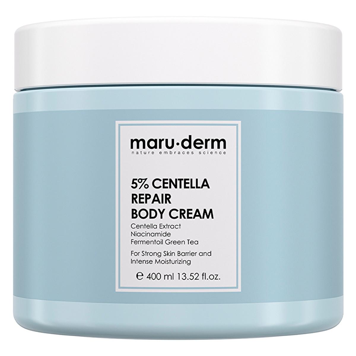 Maruderm Centella Body Moisturizer Cream for Sensitive Skin - 13.53 fl oz, Natural Ingredients, Soothing & Hydrating