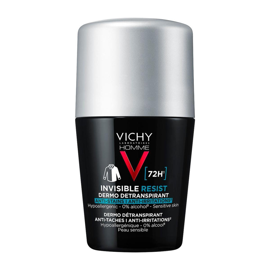 Vichy Homme 72H Long Lasting Deodorant Roll-On for Men - 50ml